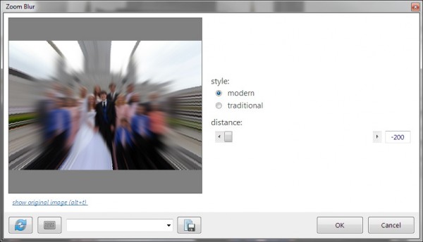 I doubt there is a legitimate use for zoom-blur-outward like this, but it wasn't any extra work to implement.