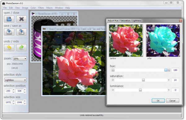 PhotoDemon 5.2 beta 1 screenshot